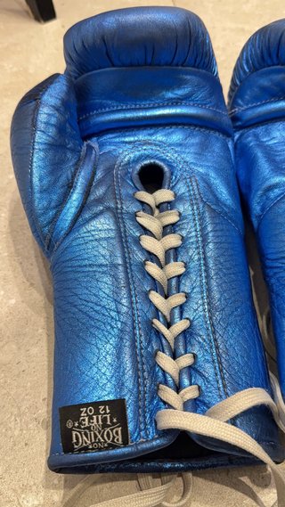 Guantes Boxeo No Boxing No Life Azul 12 oz OFERTAS
