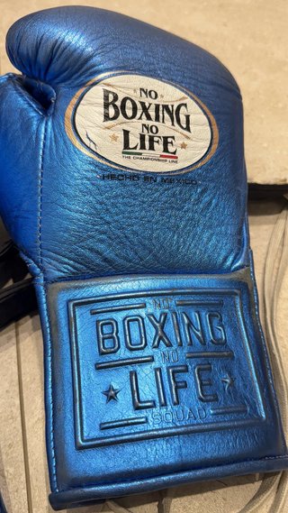 Guantes Boxeo No Boxing No Life Azul 12 oz OFERTAS