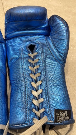 Guantes Boxeo No Boxing No Life Azul 12 oz OFERTAS