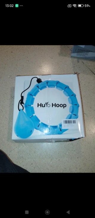 Hula Hoop Ajustable Azul