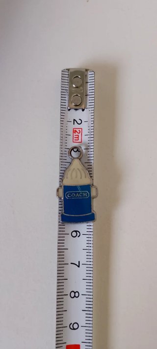 Dije Charm Colgante Coach Hidrante Azul