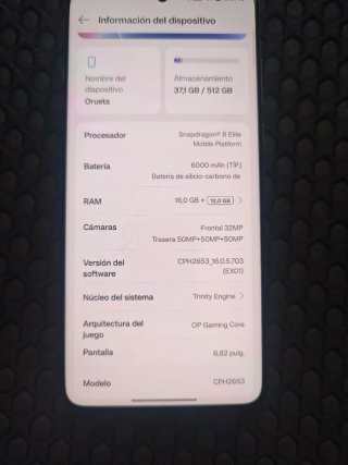 OnePlus 13 16GB 512GB Gris Oscuro
