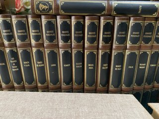 Libros , Grandes Personajes . Lote de Libros .