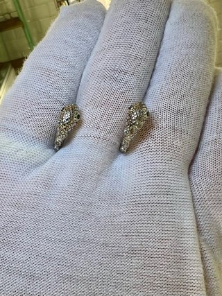 Pendientes Serpiente Plata y piedra natural.