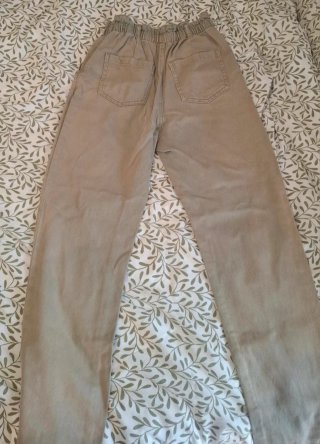 Pantalones verdes cintura elástica