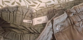 Pantalones verdes cintura elástica