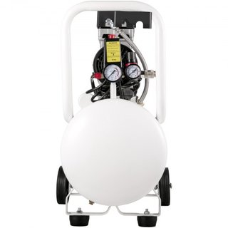 Compresor de Aire 41.6 L, Compresor de Aire Ultra Silencioso 1 HP, Compresor de Aire Sin Aceite Tanque de Acero 750W, Compresor de Aire Portátil 8 bar, Compresor Ultra Silencioso para Reparaciones...