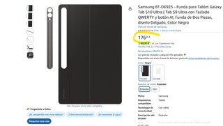 Samsung EF-DX925 Teclado Tab S10 S9 Ultra QWERTY