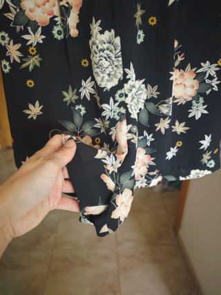 Mono corto Bershka flores