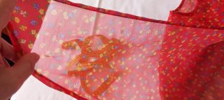Blusa verano roja floral