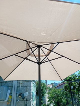 Sombrilla Jardín Beige 3x2m