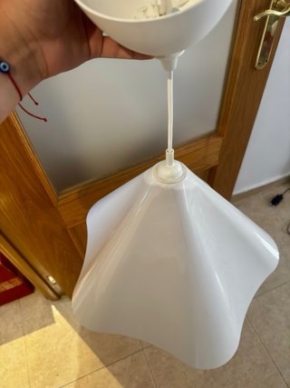Lámpara Techo Ikea ZEBRASÄV Blanca