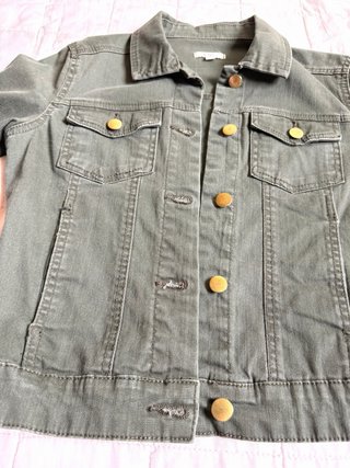 Giubbetto in jeans verde cachi di OVS | taglia M