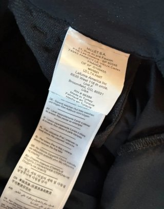 Pantaloncini da escursionismo Millet neri