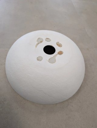 Lavabo redondo blanco 38 cm diámetro