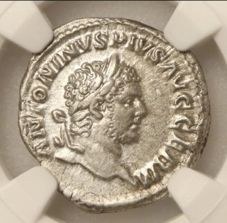 Impero Romano: Caracalla- AD 198-217- Denarius AR