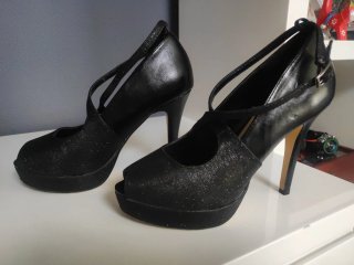 Sandalias de fiesta negras