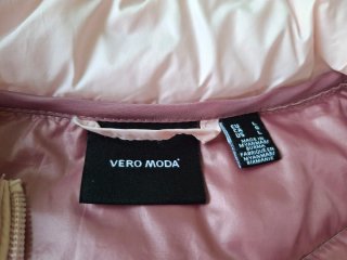 Chaqueta acolchada rosa chica
