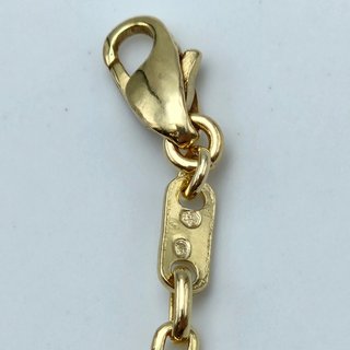 Pulsera de Oro Maciza 18K Combinada, 8,2gr, 18,5cm