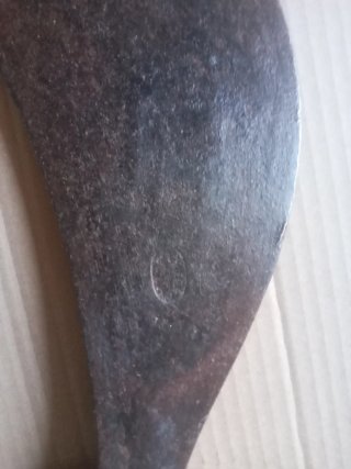 Hacha destral catalana Hoja de corte con mango de