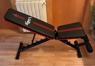 Banco de pesas plegable KMFIT