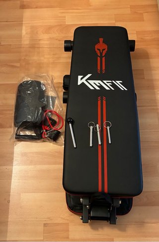 Banco de pesas plegable KMFIT