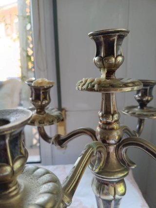 Candelabros de Alpaca