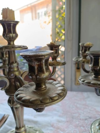 Candelabros de Alpaca