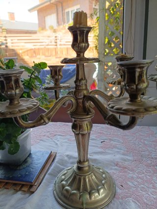 Candelabros de Alpaca