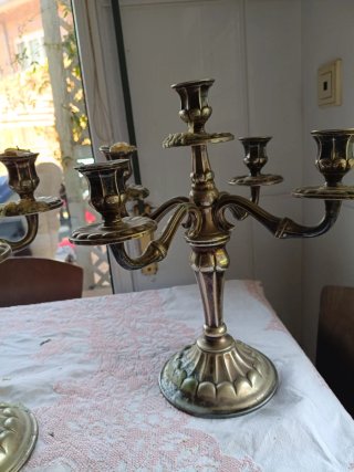 Candelabros de Alpaca
