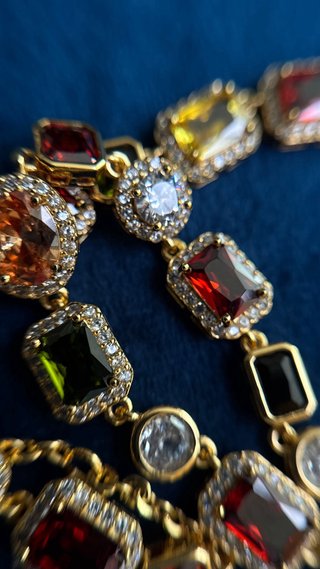 Pulsera Zirconia Multicolor