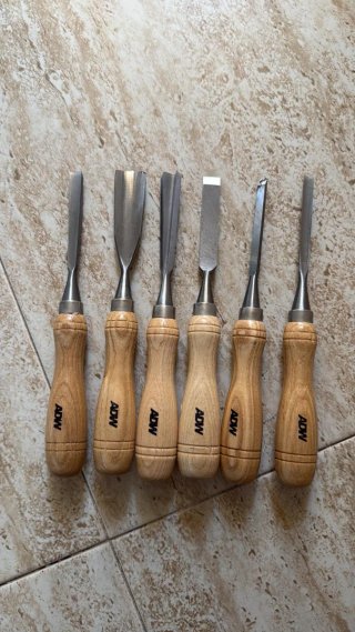Set 6 Gubias Madera ADW