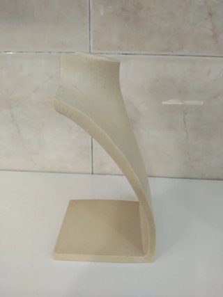 Expositor de joyería beige