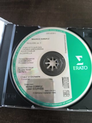 CD ERATO – Duruflé · Requiem & 4 Motetes sobre tem