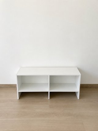 Zapatero Blanco Madera