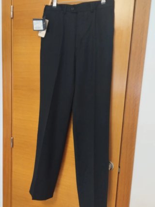 Pantalón Massimo Dutti Azul Marino Talla 40