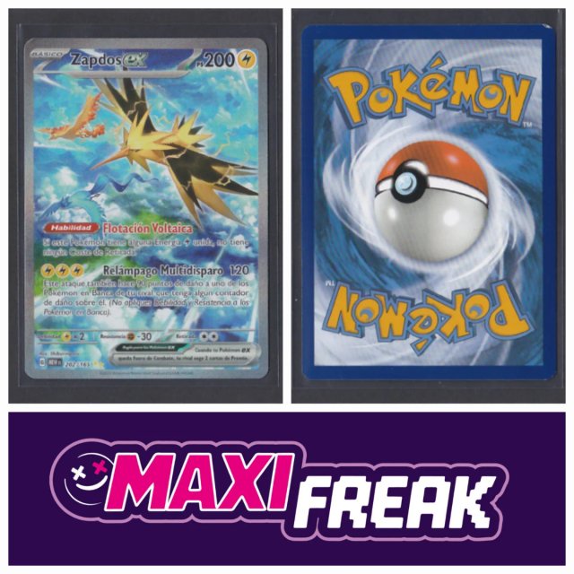 Carta Pokémon Zapdos ex (MEW 207)