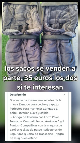 Carrito Gemelar Bugaboo Gris