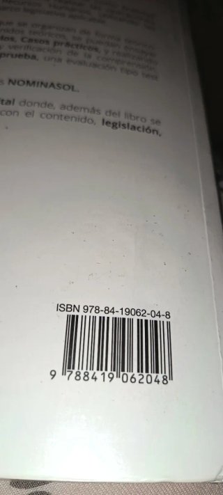 Libro de texto en formato físico de Operaciones...