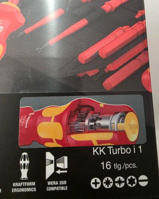 Wera KK Turbo i 1 Destornilladores 16 pzs