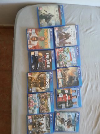 Lote Juegos PS4: Assassin's Creed, Far Cry, Spider