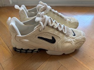 Nike Air Zoom Spiridon Cage x Stussy Beige