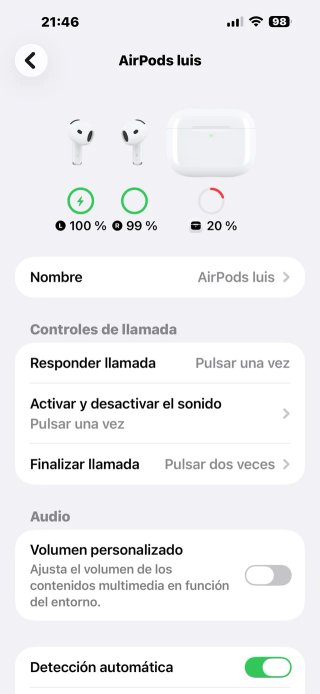 Auriculares Apple AirPods 4 -4XMKTF