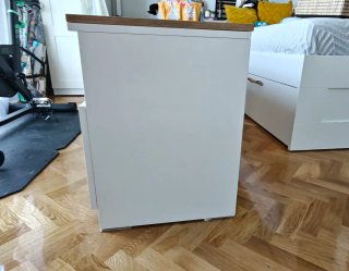 Mueble TV Brimnes Ikea Blanco/Madera