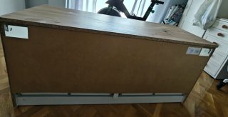 Mueble TV Brimnes Ikea Blanco/Madera