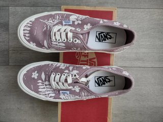 Zapatillas Vans Moradas Floral 38.5 mujer niña