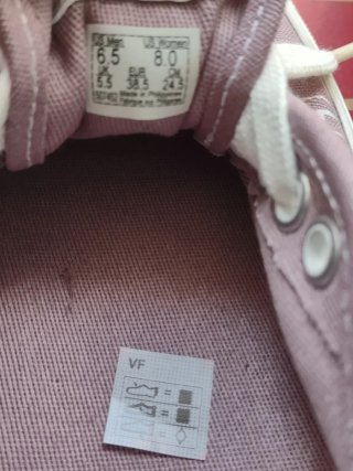 Zapatillas Vans Moradas Floral 38.5 mujer niña