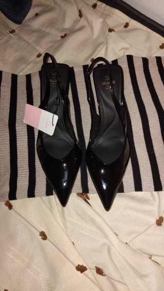 Zapatos destalonados Seaside negros talla 39