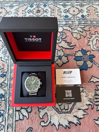 Reloj Tissot Cronógrafo Esfera Verde