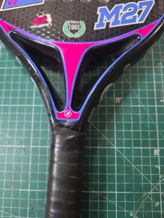 Pala de pádel Royal Padel Carbon M27 Reparada